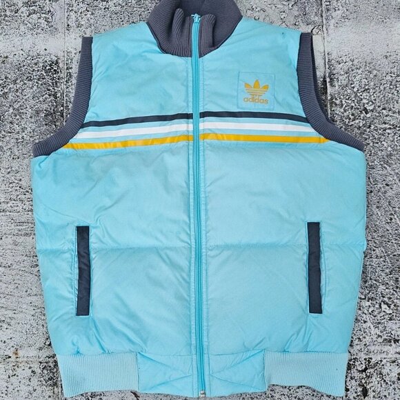 adidas Jackets & Blazers - Adidas Women Vest Heavy Weight Sleeve Less Zip Up Jacket Coat Size L